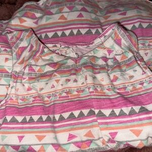 Jessica Simpson Colorful Geometric Patterned dress